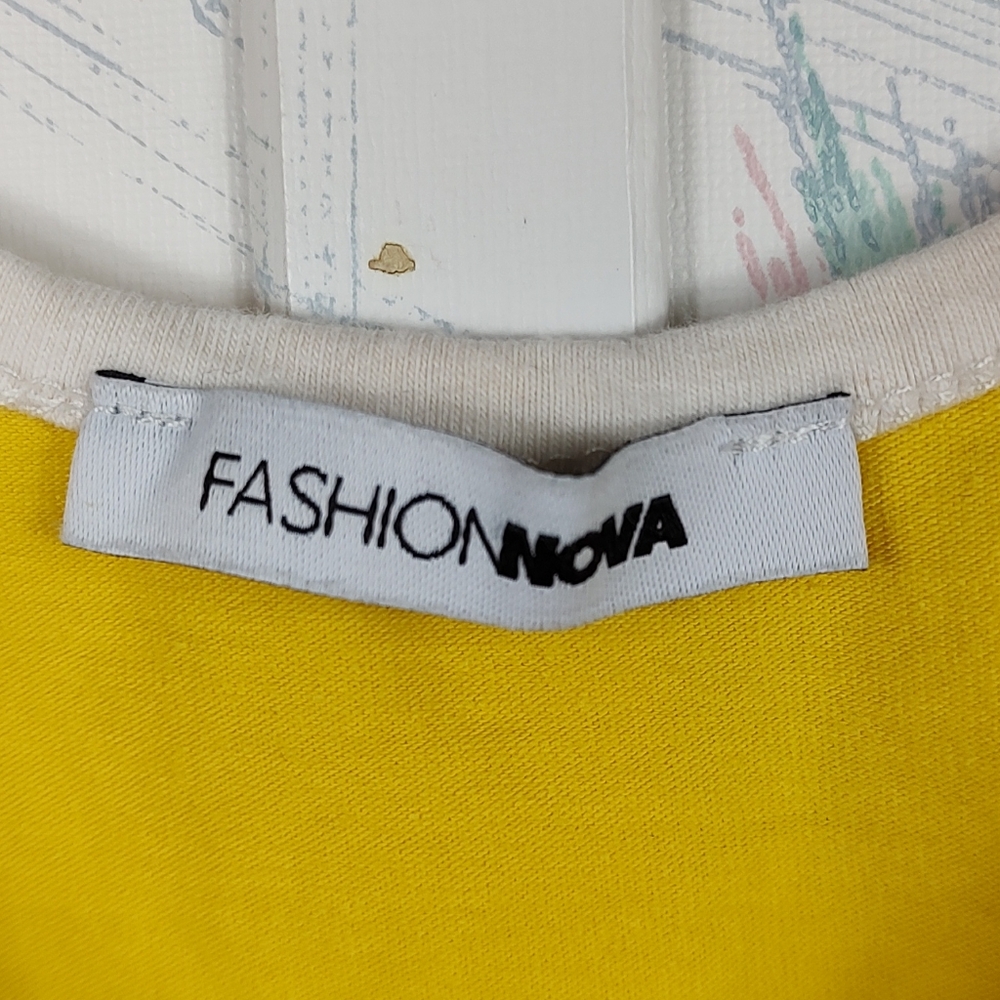 Fashion Nova Yellow Spicy Margarita Bodysuit - Picture 4 of 8